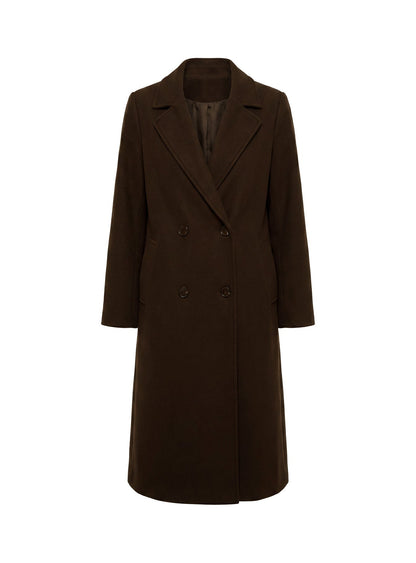 Prolific Longline Coat Brown