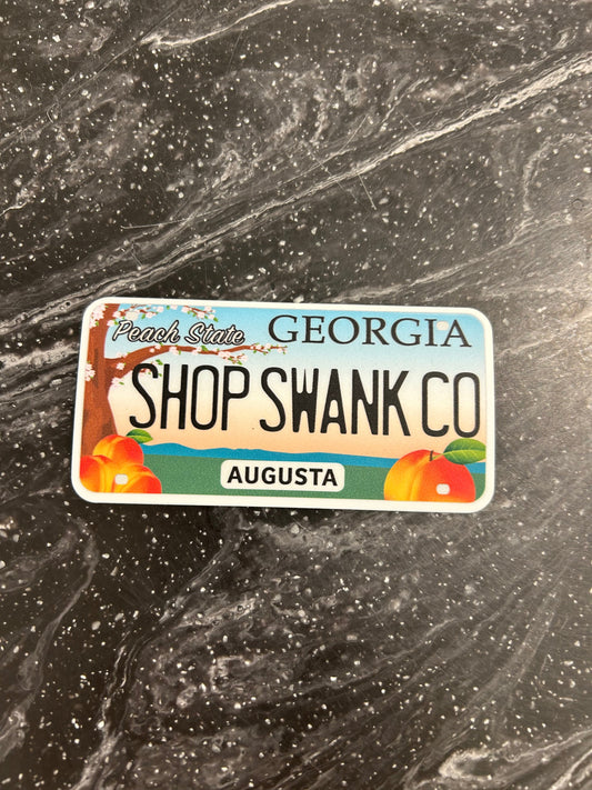 License Plate Sticker