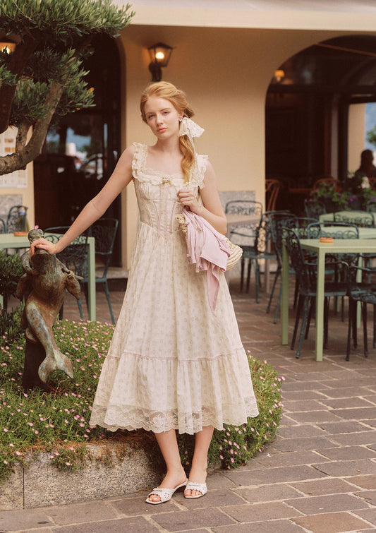 Cream Clove Corset Dress