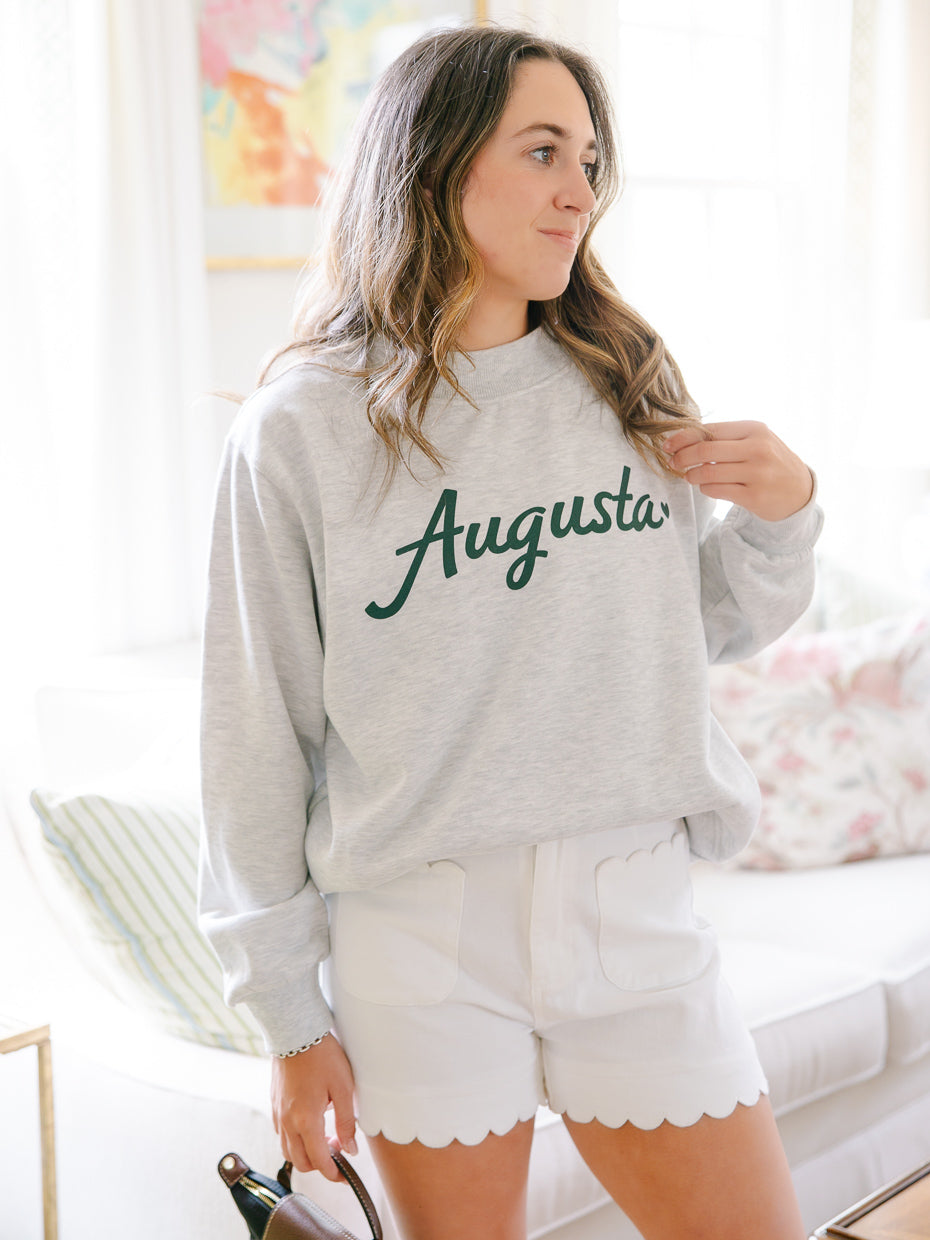 Augusta Heart Mockneck Sweatshirt