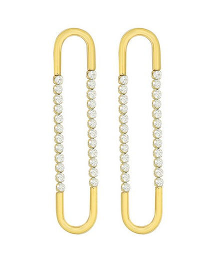 Addasa Link Drop Earrings