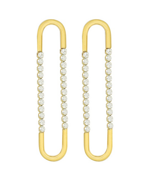 Addasa Link Drop Earrings