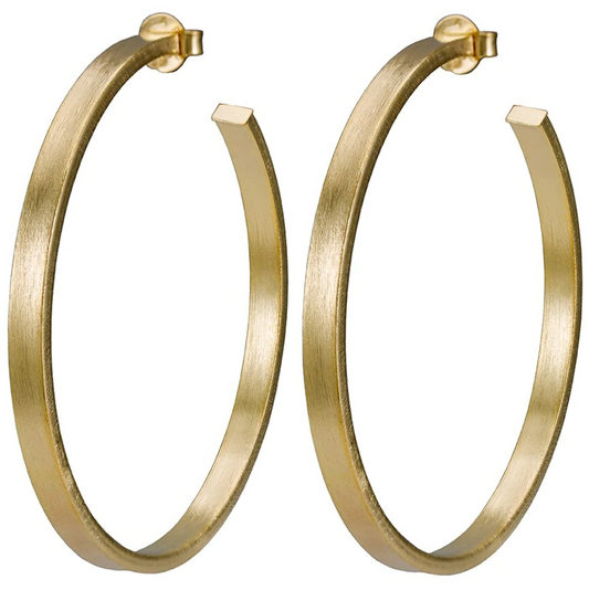 Lunaria Hoop Earrings