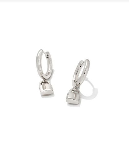 Jess Lock Huggie Earrings