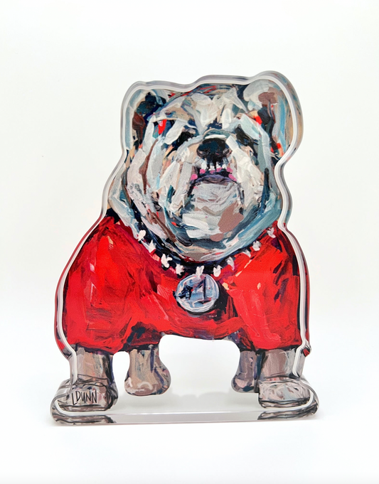 Lauren Dunn Acrylic Gameday Bulldog