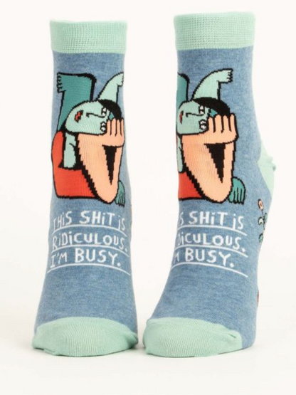 Blue Q Women’s Crew Socks