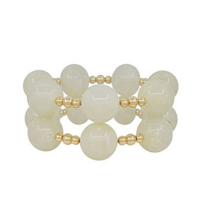 Alessia Marble Bead Bracelet