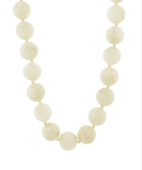 Josie Marbled Bead Necklace