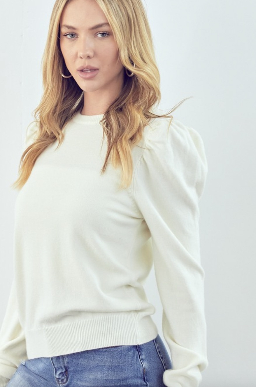 Lee Puff Sleeve Sweater