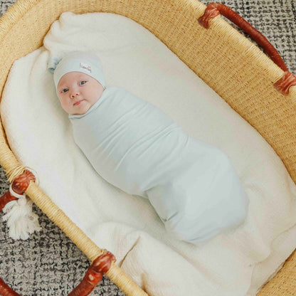 Knit Swaddle Blanket - Air