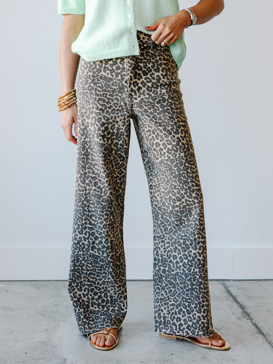 Annalise Leopard Print Pants