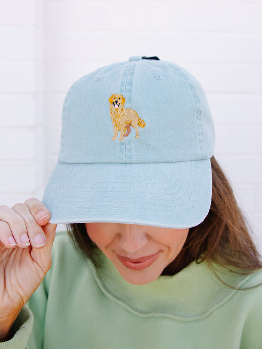Golden Retriever Embroidered Cap