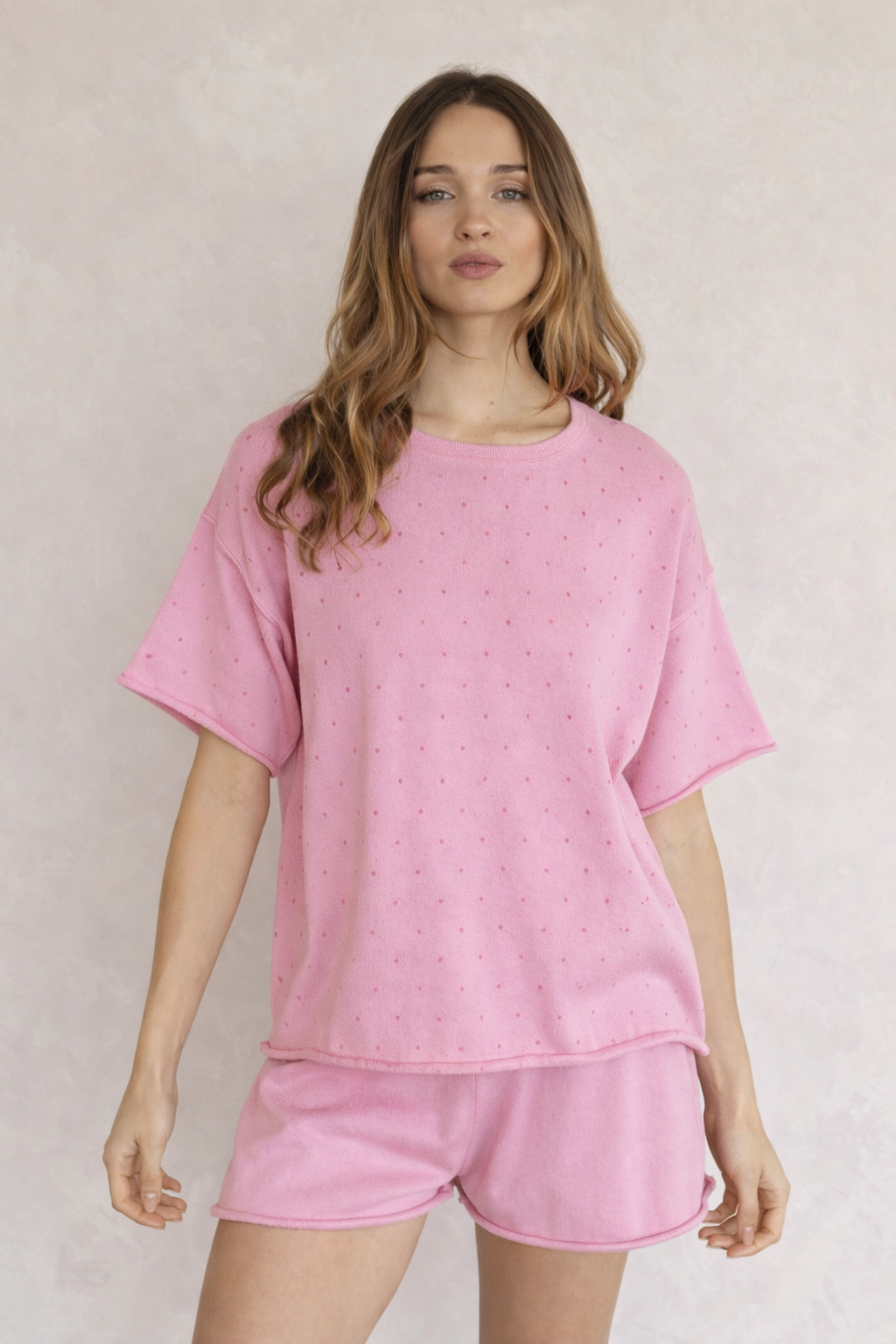 Danielle Pointelle Knit Set