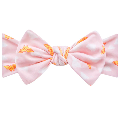 Knit Headband Bow - Wonder Woman