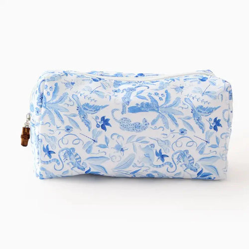 Blue Tile Storage Bag