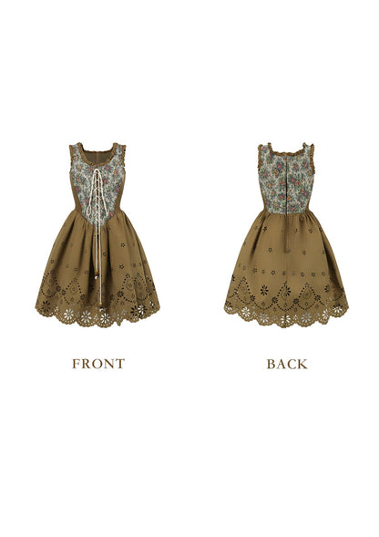Classical Jialilve Suede Dress