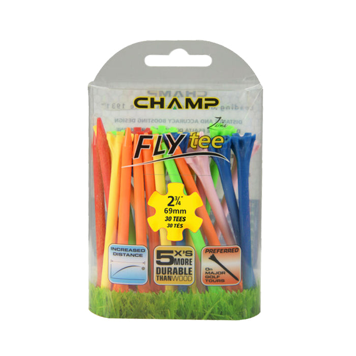 Champ Flytee 2-3/4" Plastic 30pc pack