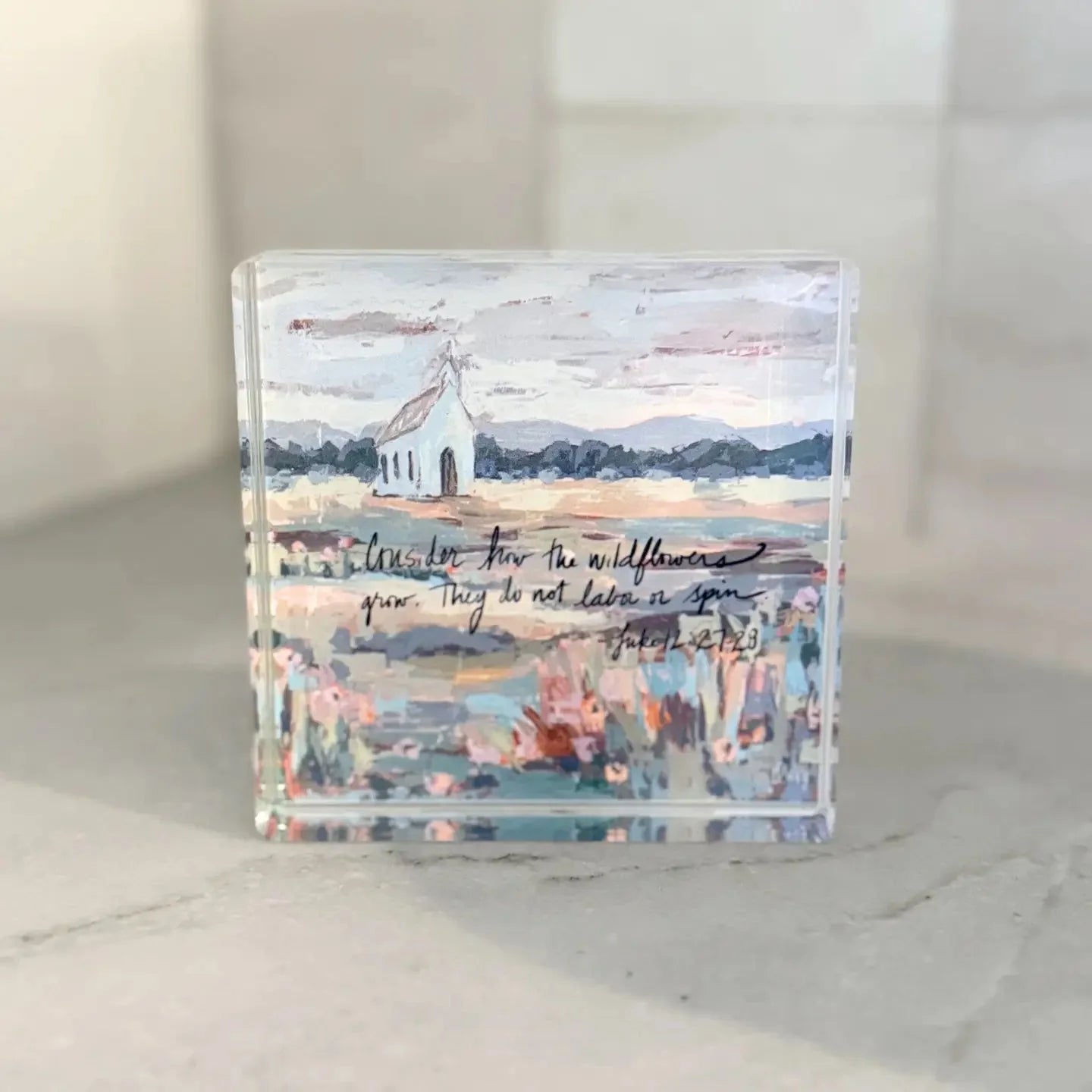 Acrylic Scripture Block