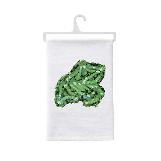 Golf Course Tea Towel
