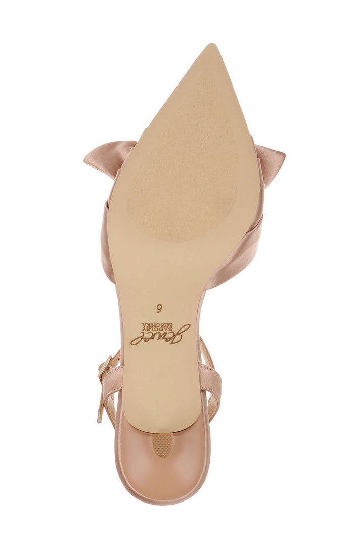 Nude | Ember Low Kitten Heel Pumps Sole