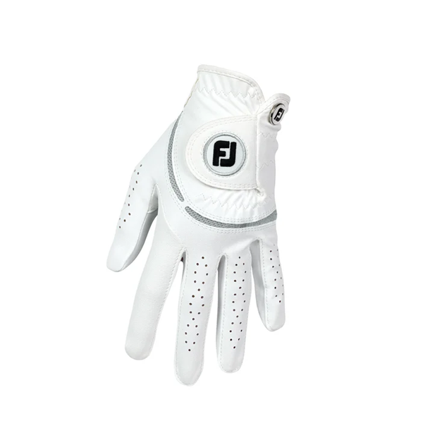 FootJoy WeatherSof Mens Left Hand Glove - White/Grey