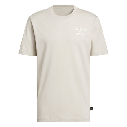 Adidas Golf Chip In Paradise Graphic T-Shirt - Beige