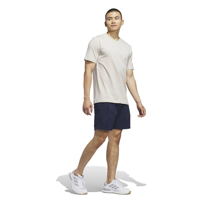 Adidas Golf Chip In Paradise Graphic T-Shirt - Beige
