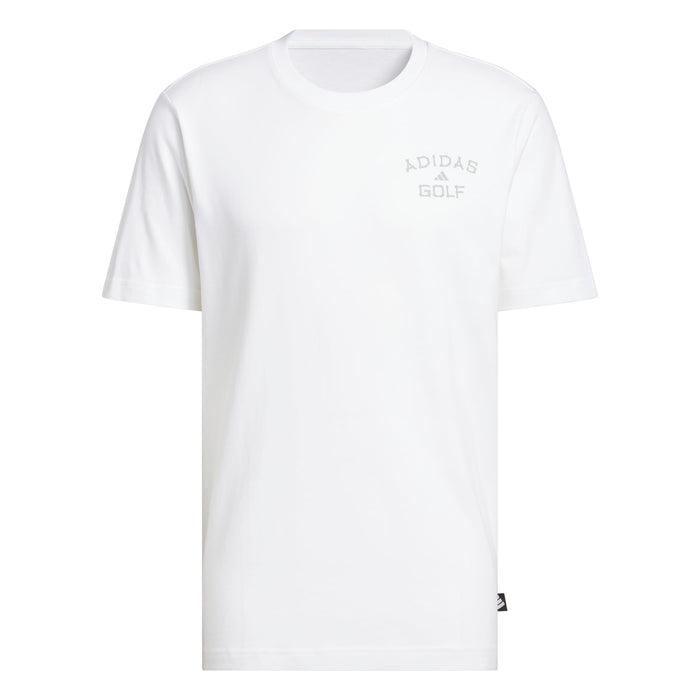 Adidas Golf Chip In Paradise Graphic T-Shirt - White