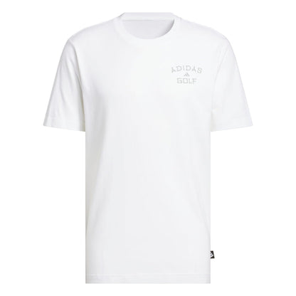 Adidas Golf Chip In Paradise Graphic T-Shirt - White