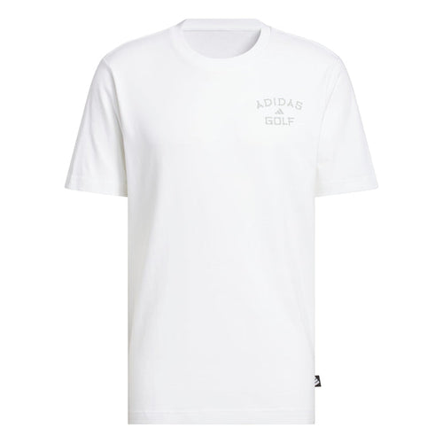 Adidas Golf Chip In Paradise Graphic T-Shirt - White