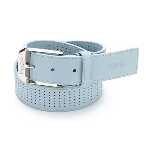 Honma Mens Leather Belt - Teal