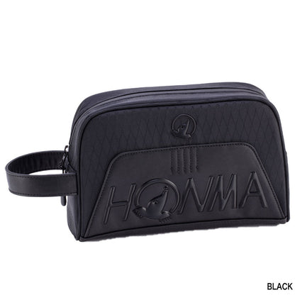 Honma Mixed Material Pouch - Black