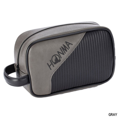 Honma Two-Tone Accessories Pouch - Gray/Black