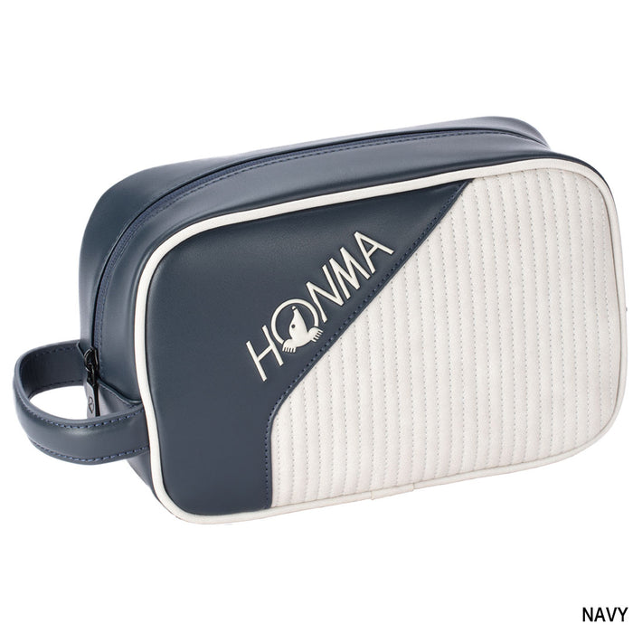 Honma Two-Tone Accessories Pouch - Navy/White