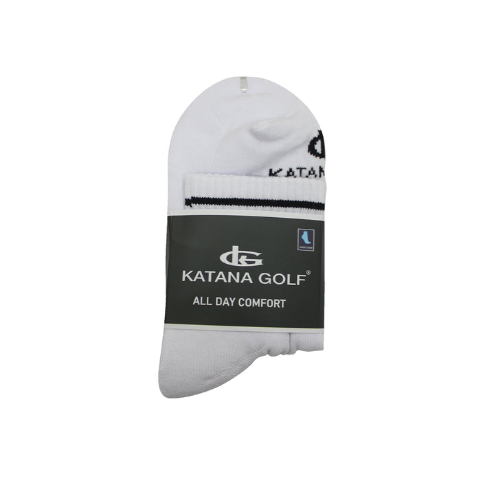 Katana Golf Socks - White