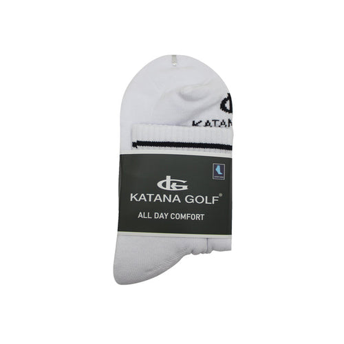 Katana Golf Socks - White