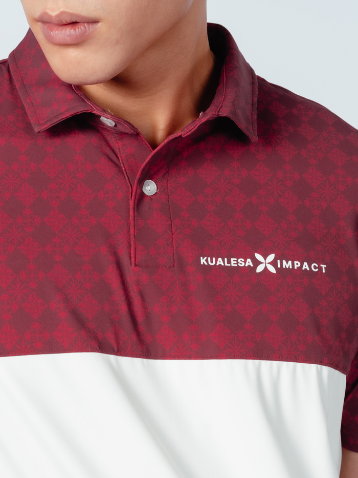 Kualesa Batik Tribute Impact Polo - Ceplok Tumis