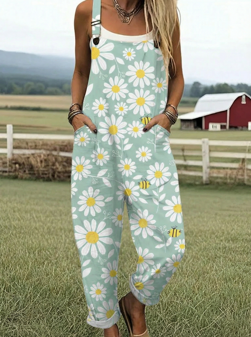 LS™ | Relaxed Fit Jumpsuit with Print