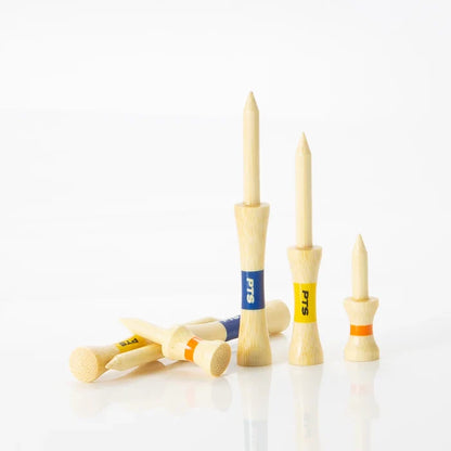 PRIDE BAMBOO STEP TEE YELLOW 2-3/4"