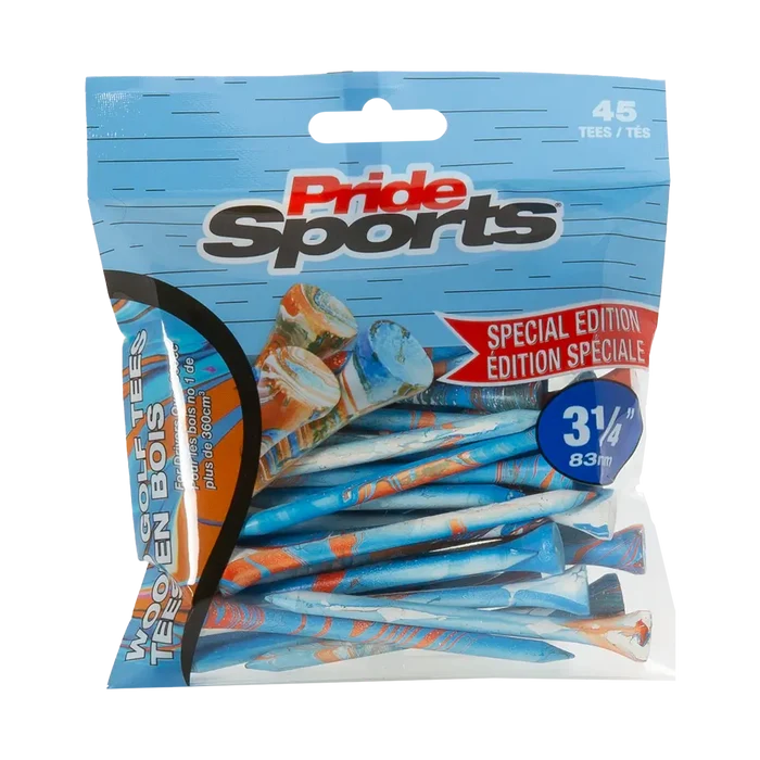 PRIDE BLUE SPLATTER TEE 3-1/4"