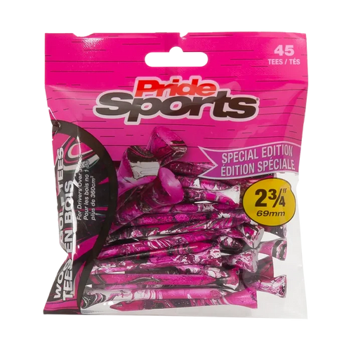PRIDE PINK SPLATTER TEE 2-3/4"