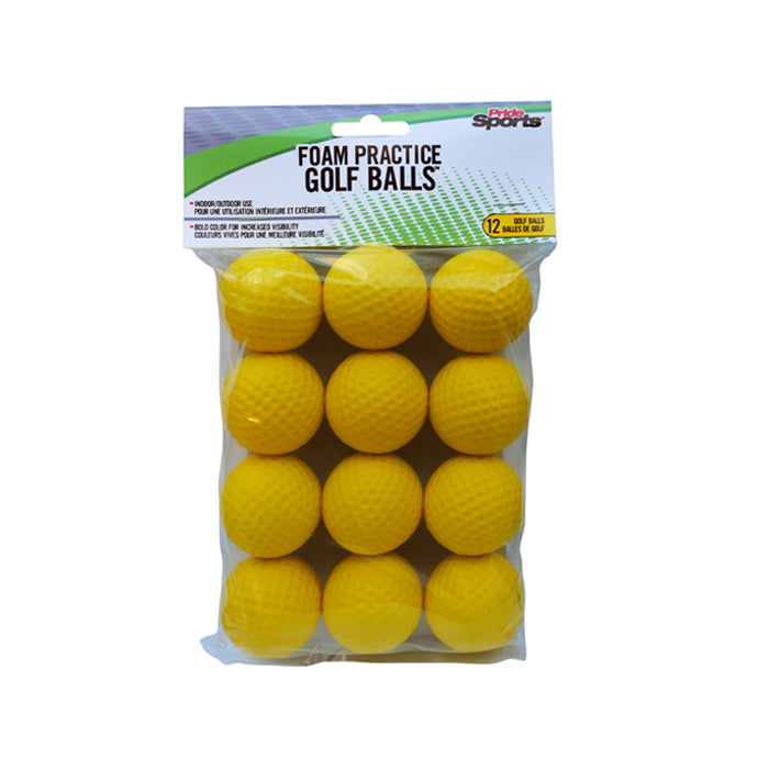 Pride Sports Foam Practice Balls 12pc Pack