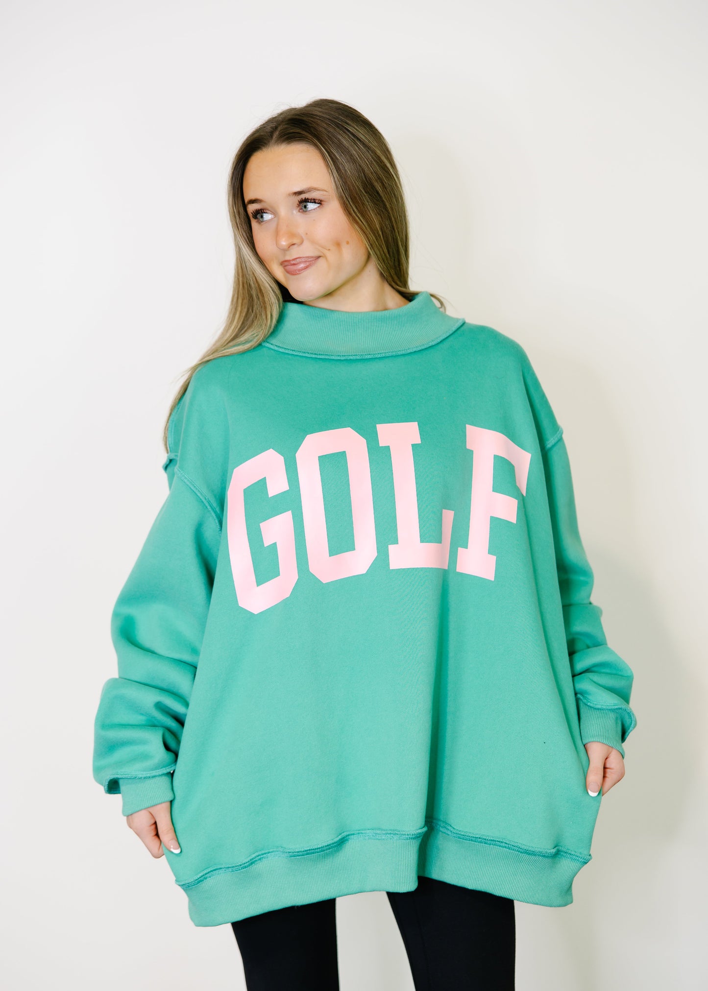 GOLF Mock Neck Sweatshirt