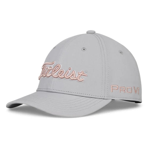 Titleist Junior Tour Performance Golf Hat - Gray/Soft Pink