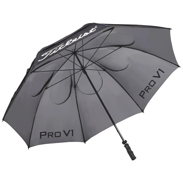 Titleist Tour Double Canopy Umbrella - Black/white