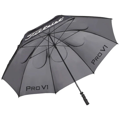 Titleist Tour Double Canopy Umbrella - Black/white