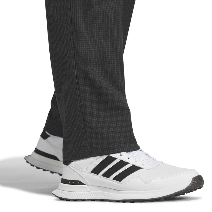 Adidas Ultimate365+ Twistweave Regular Straight Fit Grid Pant - Black