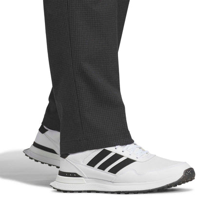 Adidas Ultimate365+ Twistweave Regular Straight Fit Grid Pant - Black